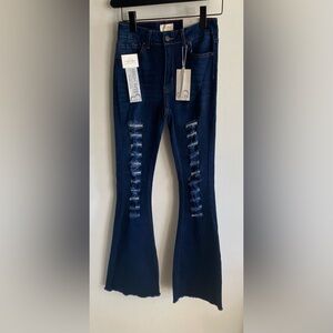 Vince Dark Blue Flare Jeans